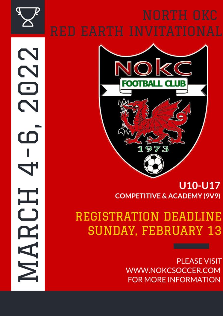 North Oklahoma City Soccer Club » Red Earth Invitational Comp./Academy