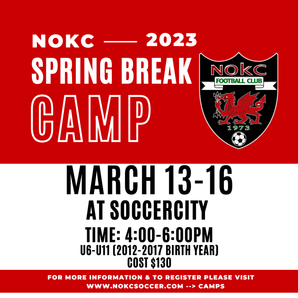 North Oklahoma City Soccer Club » Spring Break Camp 2023